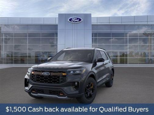 Agate Black Metallic 2026 Ford Explorer Tremor