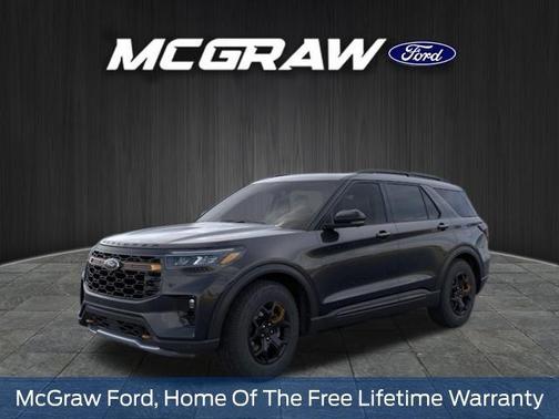 Agate Black Metallic 2026 Ford Explorer Tremor