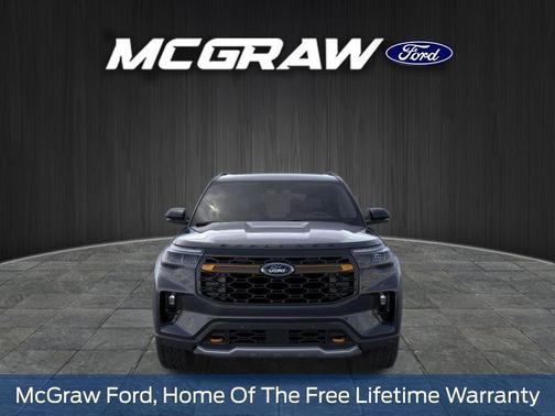 Agate Black Metallic 2026 Ford Explorer Tremor