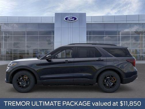 Agate Black Metallic 2026 Ford Explorer Tremor