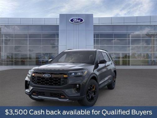 Agate Black Metallic 2026 Ford Explorer Tremor