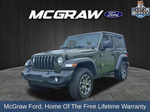Sarge Green Clearcoat 2024 Jeep Wrangler Sport S