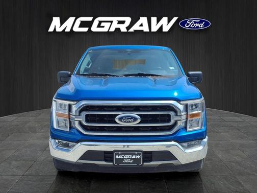 Blue 2021 Ford F-150 XLT