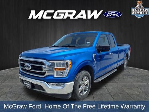 Blue 2021 Ford F-150 XLT