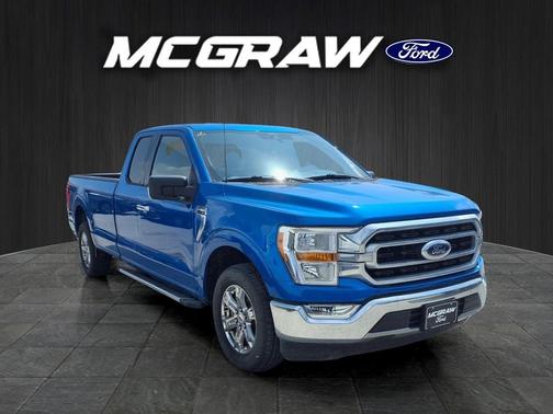 Blue 2021 Ford F-150 XLT