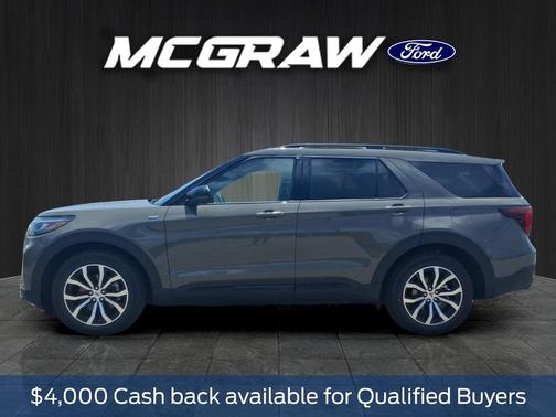 Marsh Gray 2026 Ford Explorer ST-Line