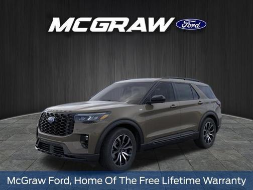 Marsh Gray 2026 Ford Explorer ST-Line
