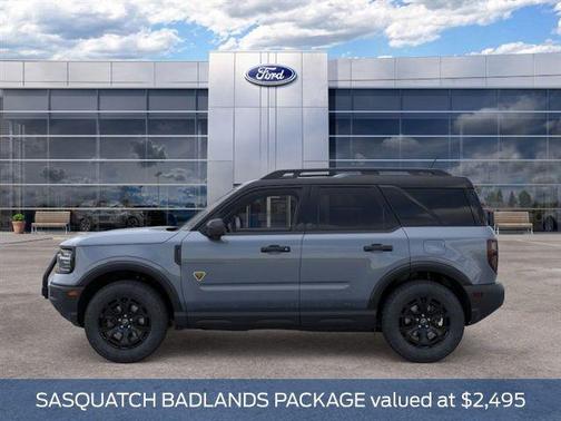 Azure Gray Metallic Tri-Coat 2026 Ford Bronco Sport Badlands