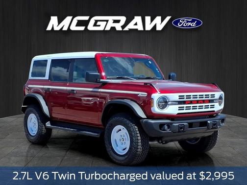 Ruby Red Metallic Tinted Clearcoat 2026 Ford Bronco Heritage Edition