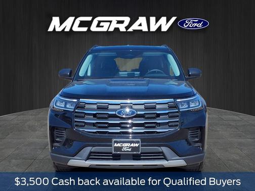 Agate Black Metallic 2026 Ford Explorer Active w/200A Pkg