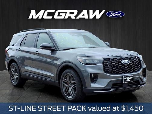 Carbonized Gray Metallic 2026 Ford Explorer ST-Line