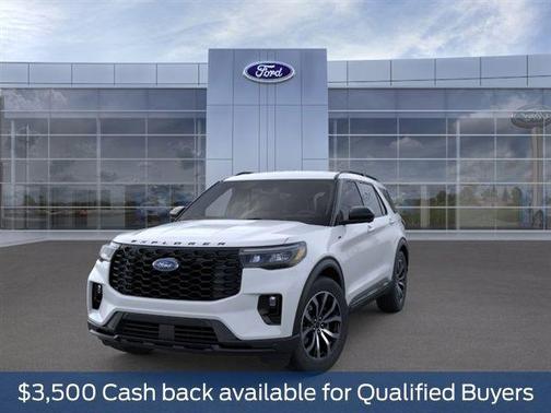 Space White Metallic 2026 Ford Explorer ST-Line