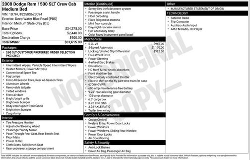 2008 Dodge Ram 1500 SLT Quad Cab