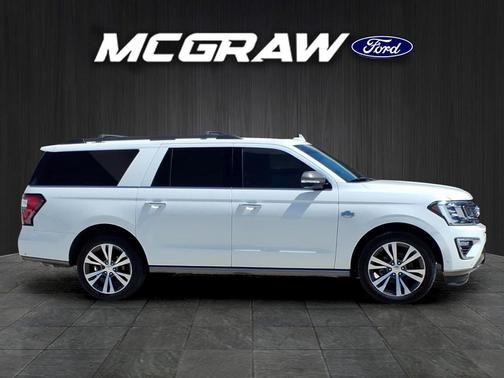 Star White Metallic Tri-Coat 2021 Ford Expedition Max King Ranch
