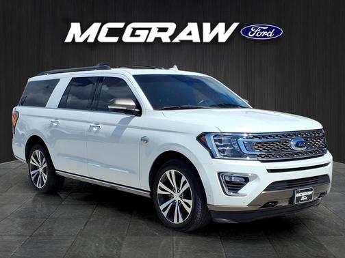 Star White Metallic Tri-Coat 2021 Ford Expedition Max King Ranch