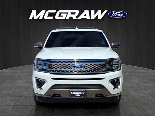 Star White Metallic Tri-Coat 2021 Ford Expedition Max King Ranch