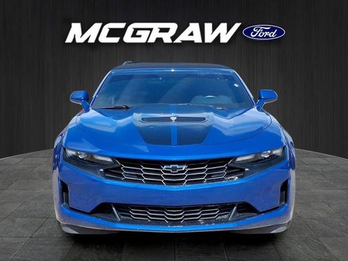 Riverside Blue Metallic 2023 Chevrolet Camaro RWD Convertible LT1