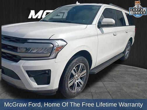 Star White Metallic Tri-Coat 2024 Ford Expedition Max XLT