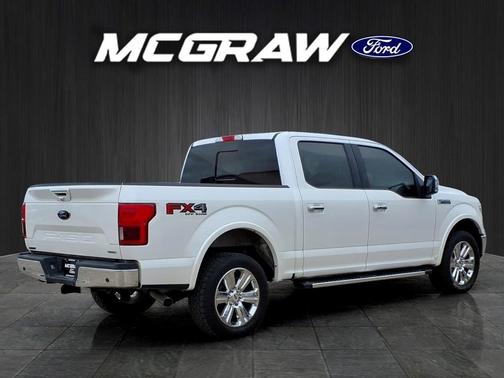 White Platinum Metallic Tri-Coat 2019 Ford F-150 Lariat