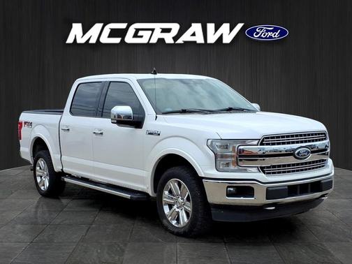White Platinum Metallic Tri-Coat 2019 Ford F-150 Lariat