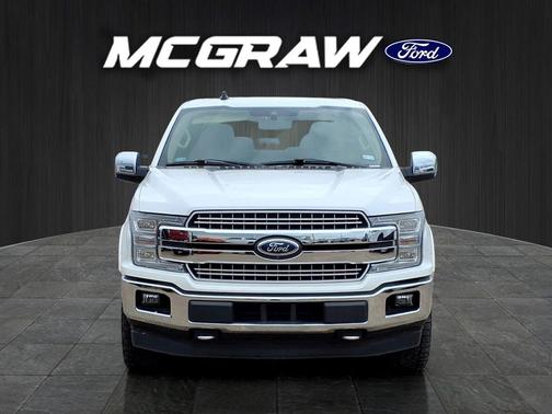 White Platinum Metallic Tri-Coat 2019 Ford F-150 Lariat