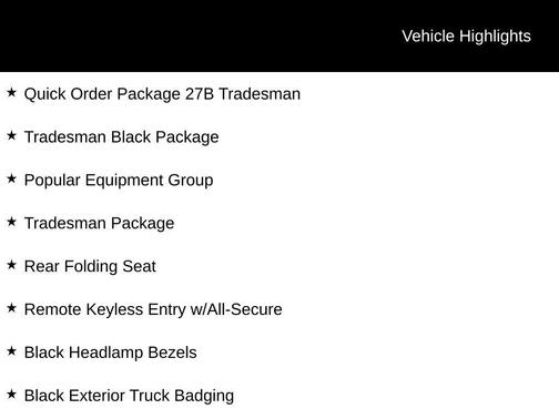 2022 RAM 1500 Tradesman
