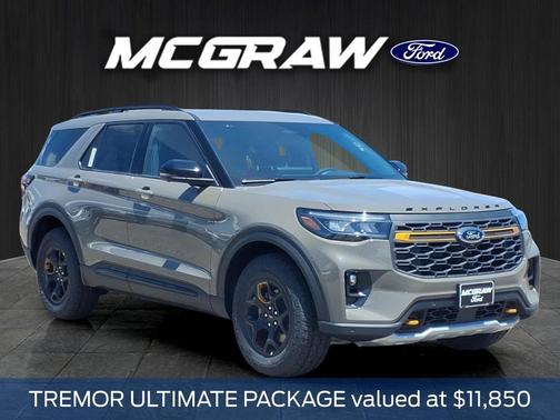 Marsh Gray 2026 Ford Explorer Tremor