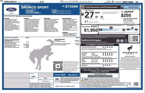 2025 Ford Bronco Sport Big Bend