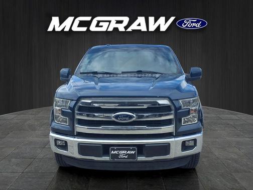Blue 2016 Ford F-150 Lariat