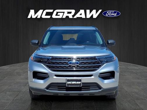 Iconic Silver Metallic 2023 Ford Explorer XLT