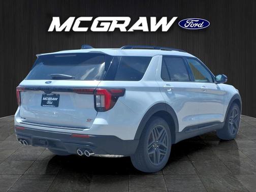 Space White Metallic 2026 Ford Explorer ST