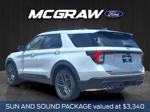 Space White Metallic 2026 Ford Explorer ST