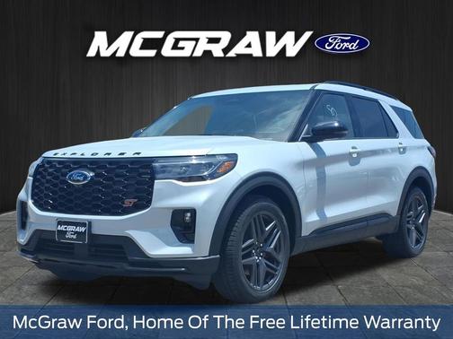 Space White Metallic 2026 Ford Explorer ST
