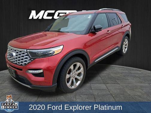 Rapid Red Metallic Tinted Clearcoat 2020 Ford Explorer Platinum