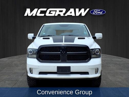 Bright White Clearcoat 2017 RAM 1500 Night Crew Cab 4x4 5'7' Box