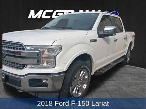 White Platinum Clearcoat Metallic 2018 Ford F-150 Lariat