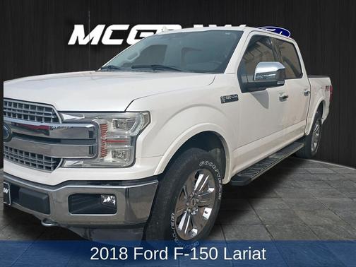 White Platinum Clearcoat Metallic 2018 Ford F-150 Lariat