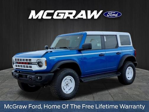 Velocity Blue Metallic 2026 Ford Bronco Heritage Edition