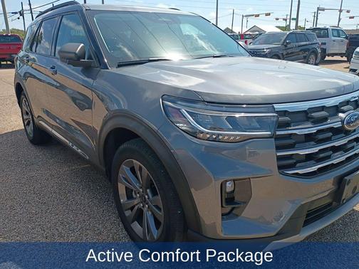 Gray Metallic 2025 Ford Explorer Active