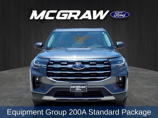 Gray Metallic 2025 Ford Explorer Active