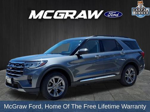 Gray Metallic 2025 Ford Explorer Active