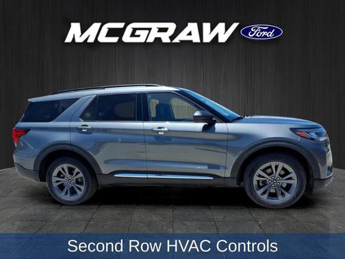 Gray Metallic 2025 Ford Explorer Active