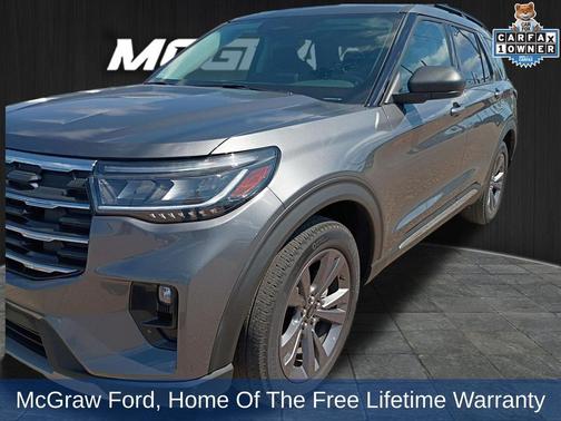 Gray Metallic 2025 Ford Explorer Active