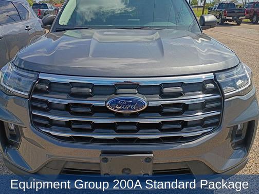 Gray Metallic 2025 Ford Explorer Active