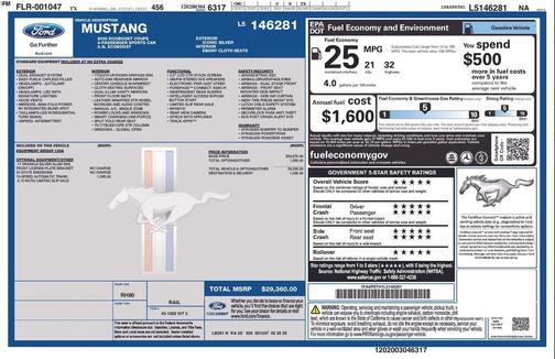 2020 Ford Mustang EcoBoost