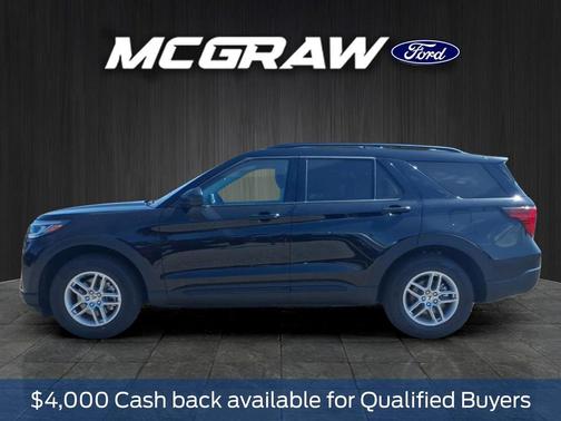Agate Black Metallic 2026 Ford Explorer Active