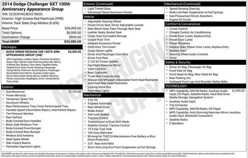 High Octane Red Pearlcoat 2014 Dodge Challenger SXT