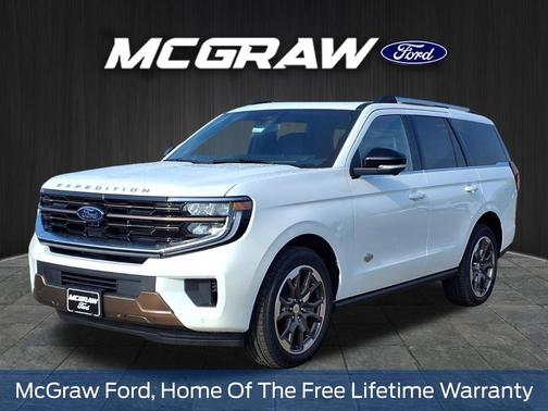 Star White Metallic Tri-Coat 2026 Ford Expedition King Ranch