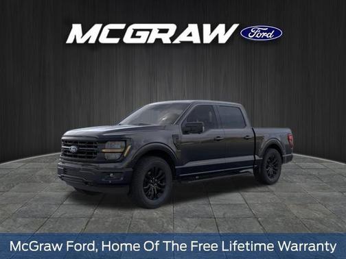 Agate Black Metallic 2025 Ford F-150 XLT