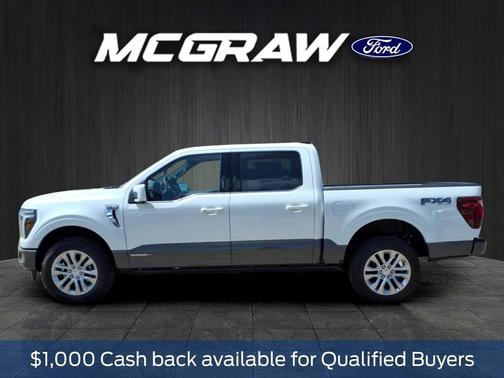 Star White Metallic Tri-Coat 2026 Ford F-150 King Ranch